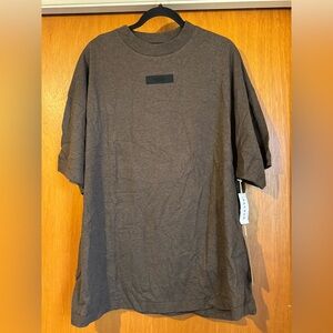 Essentials tee Heather wood